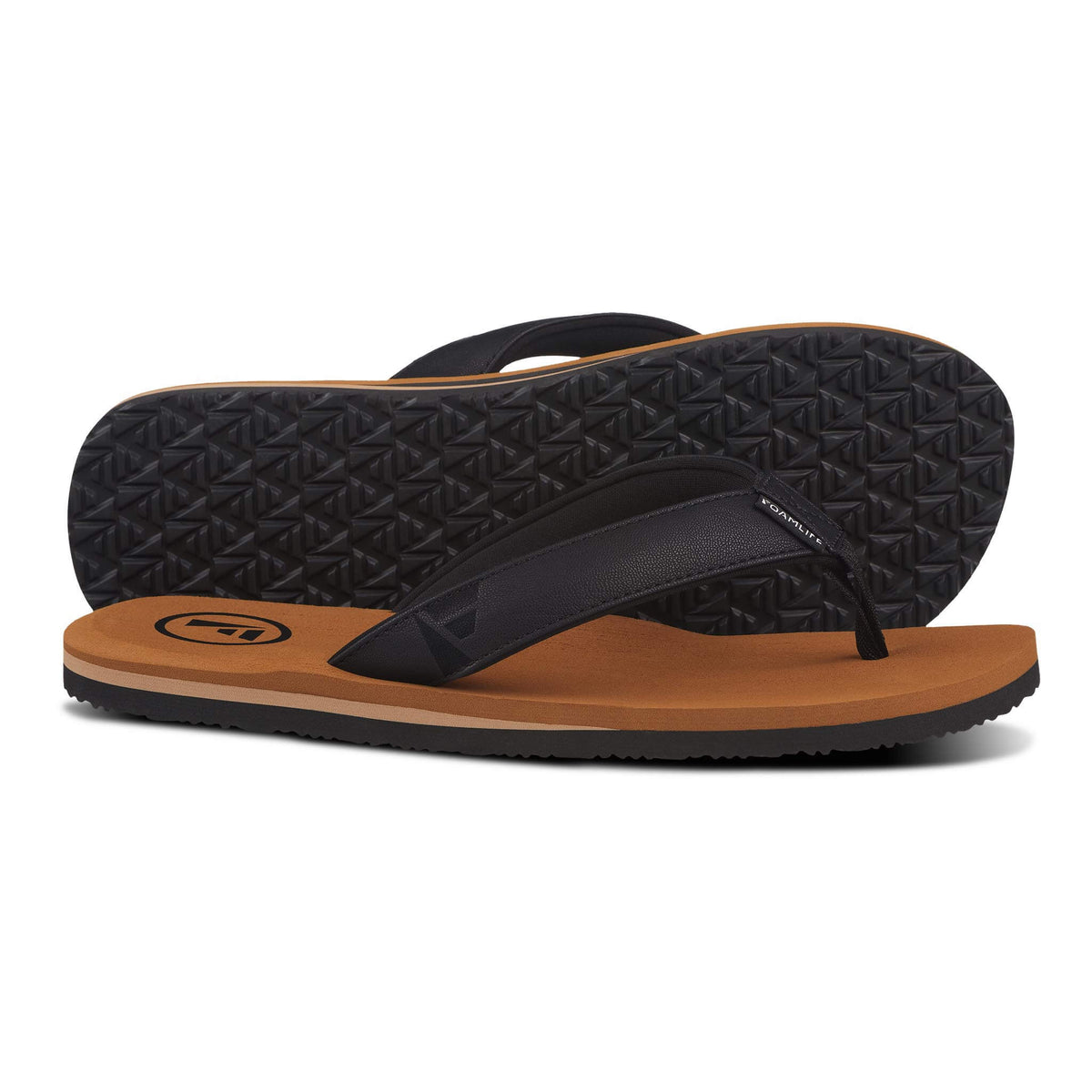 Vegan leather flip on sale flops